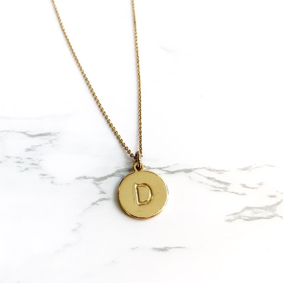 Sterling Silver Kate Spade Pendant Necklace Initial Kate Spade D